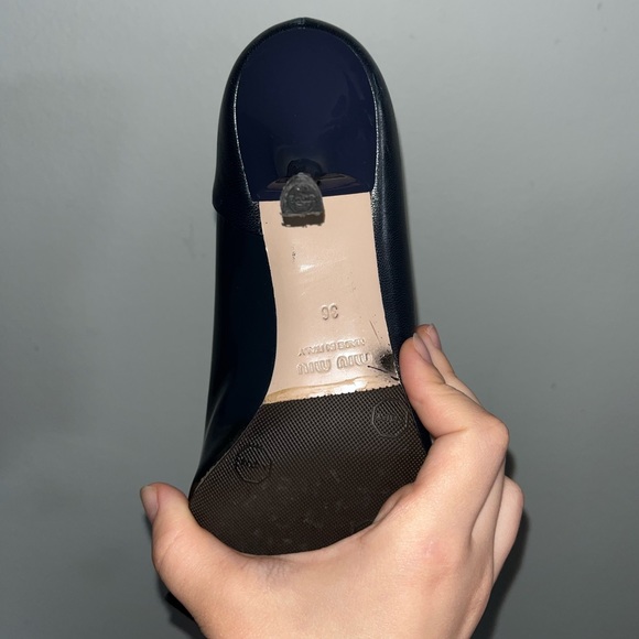 MIU MIU Bow Pump Heels Size 36 - Picture 7 of 7